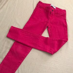 Abercrombie fushia pink stretch jeans 12 slim